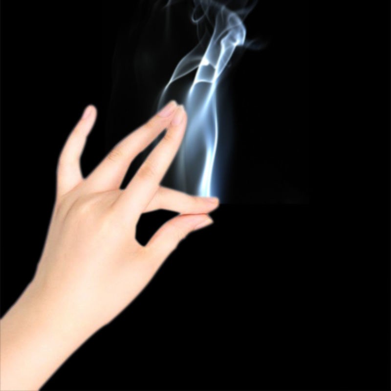 [Bayar Di Tempat]10PCS Adorable Finger Smoke Magic Paper Trick Magic Illusion Stage 5*7CM