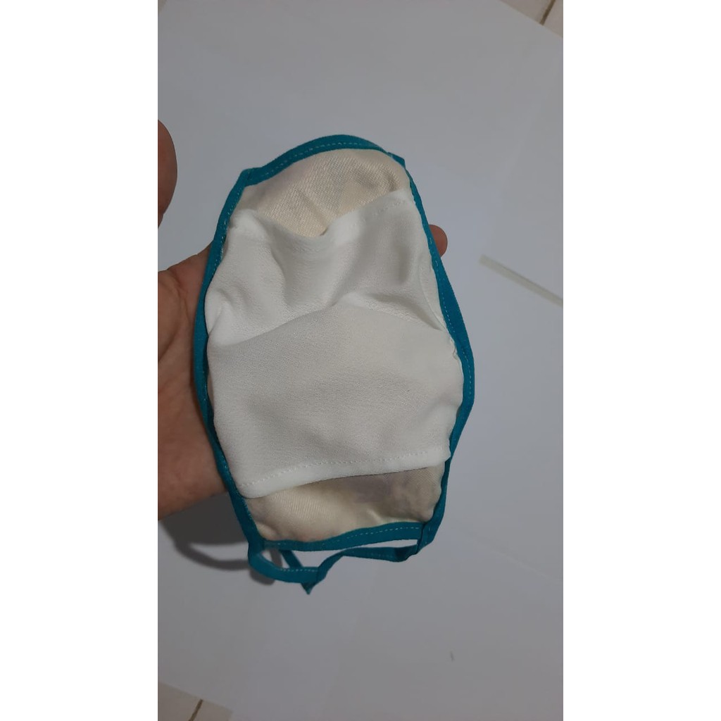 Masker Kain Dua Lapis Bisa Reload Isi Ulang Refill Tissue dan Busa Sesuka Hati