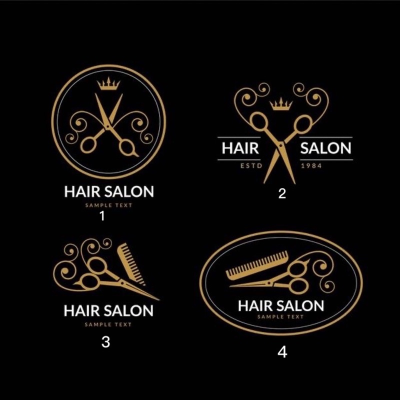 (DRAN HAIR SALON 1) JASA PEMBUATAN DESAIN LOGO OLSHOP BISNIS