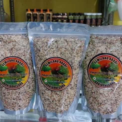 Pakan Gemilang Abadi Om Novi Banjarnegara Dongkrak Lovebird Konslet