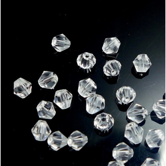 Manikmanik Kristal Austria Cystal Bicone Ukuran 4mm 6MM 8MM Untuk Membuat Perhiasan DIY