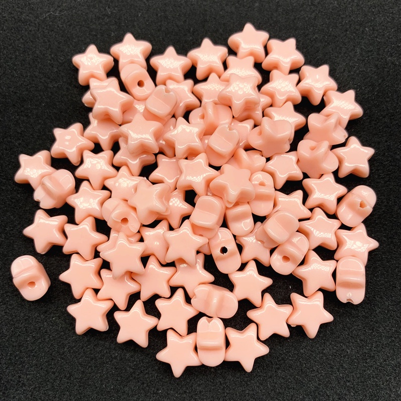 30Pcs/lot 12mm Akrilik Pentagram Beads