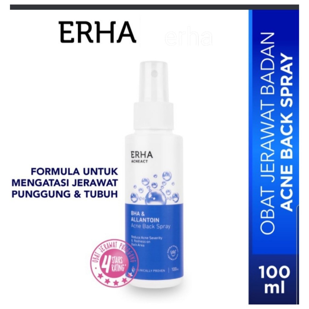 Erha Acne Back Spray Original - Spray Anti Jerawat Badan