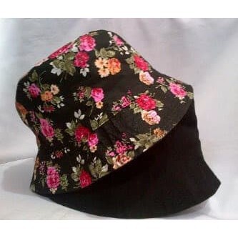 Topi bundar bucket hat bulat dua warna STANDAR DISTRO