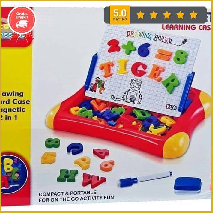 

Papan Tulis Magnet Magnetic Learning Board Alphabet Angka Belajar Exclusive