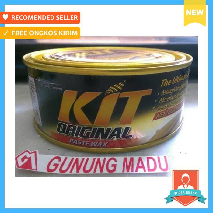 KIT POLES PASTE WAX ORIGINAL 225 GRAM KALENG KILAP MOBIL MOTOR
