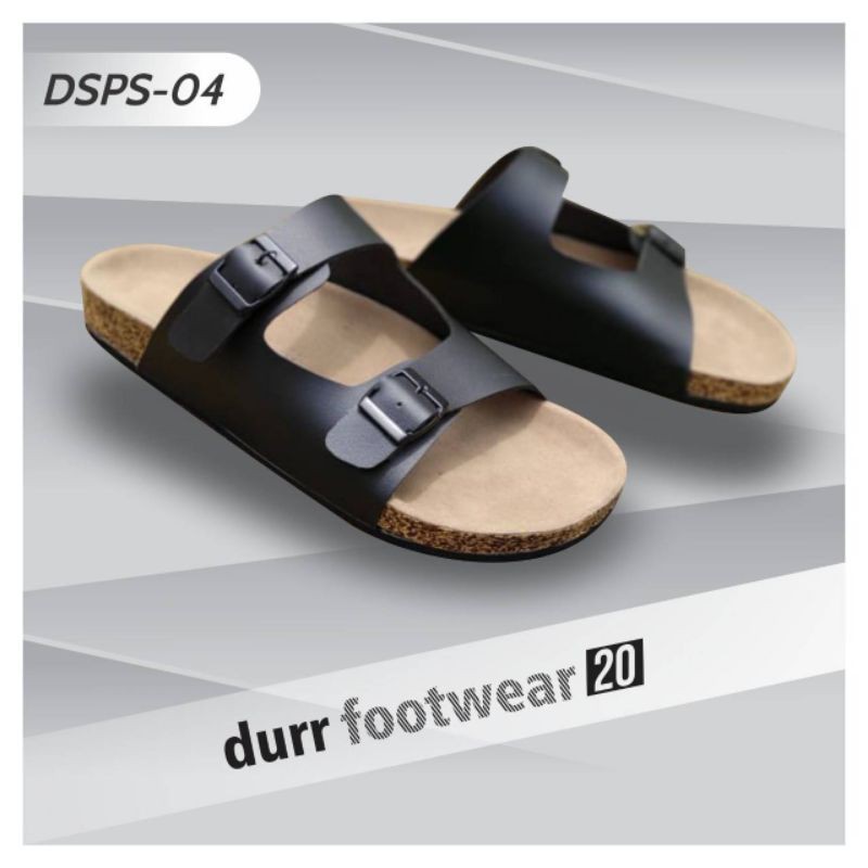 Sandal Puyuh Slop Pria Kulit, Sandal durr footwear original handmade, sandal pria slide