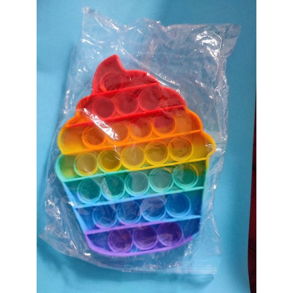 《READY STOCK 50+ JENIS》 Mainan Anak Pop it Fidget Unicorn Rainbow Versi 1-4