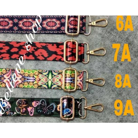 Diskon Bulan Ini PREMIUM Strap bag - Tali Tas - strap corak - tali tas corak - tali strap - tali sel