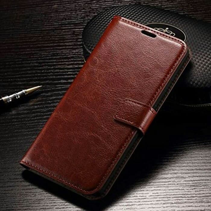 flip wallet leather case samsung a6 2018