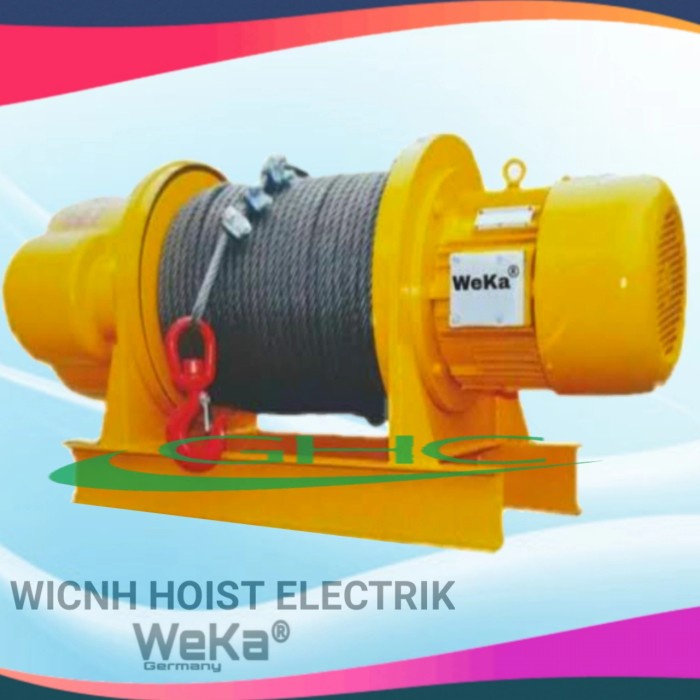 Electric Winch Hoist 2 Ton 100 Meter WEKA Electrik Hoist Germani