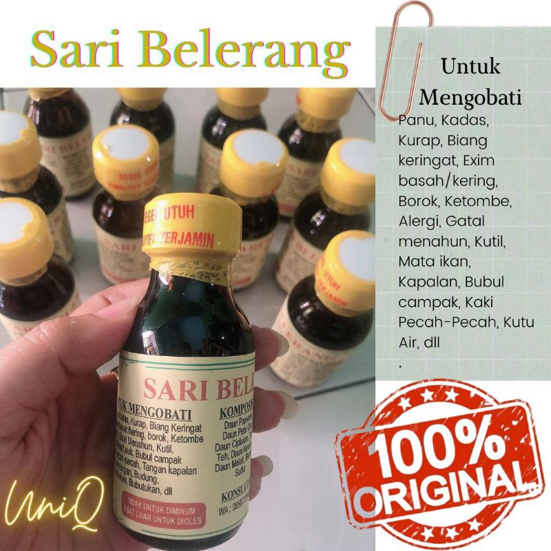 Sari Belerang / Obat Gatal Belerang / Obat Panu Kutil Kapalan