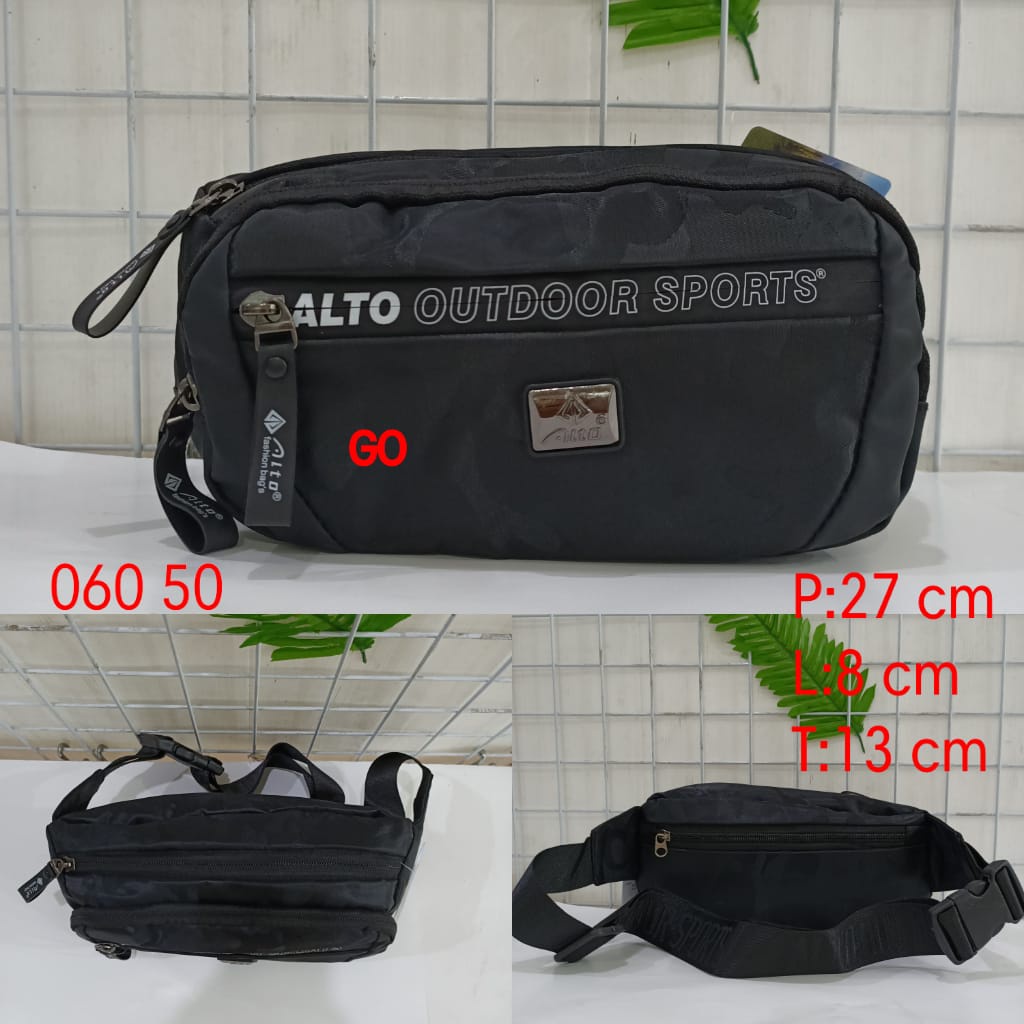 gof ALTO TAS WAISBAG Tas Slempang Pria Waistbag Tas Slempang Waist Bag Tas Bahu Weistbag Pria Original