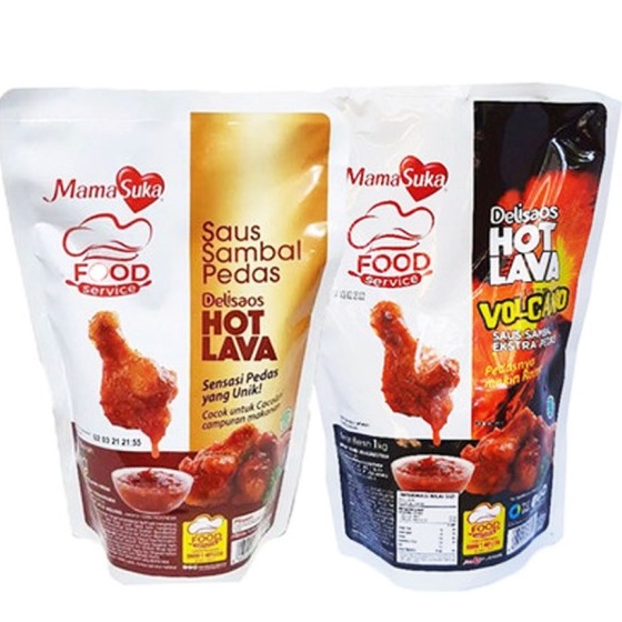 

Mamasuka Hot Lava Delisaos Saos Sambal Pedas Saus Korea 1 kg