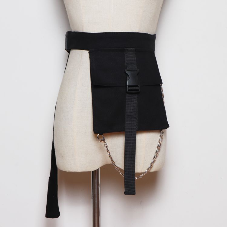 Clubpixie Streetwear Connected Belt Aksesoris Pinggang Cewek Korea Chains Sabuk Harness Garter Belt