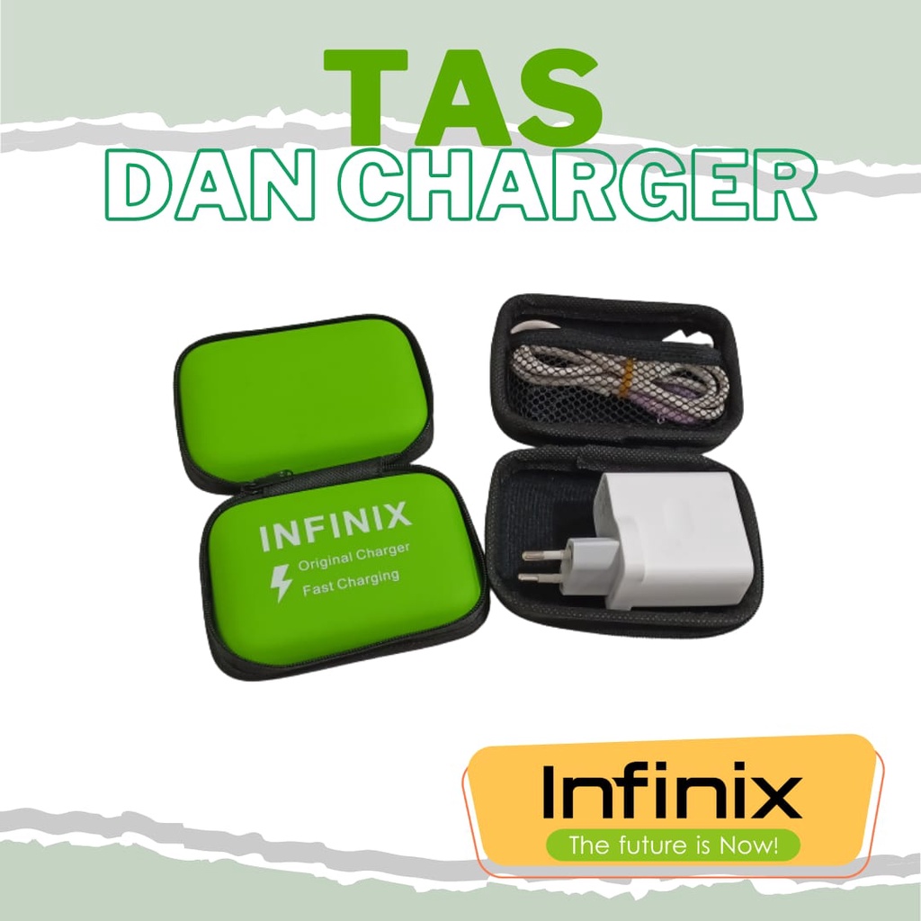 CHARGER PLUS BAG BRANDED TYPE INFINIX ( BINTANG ACC )