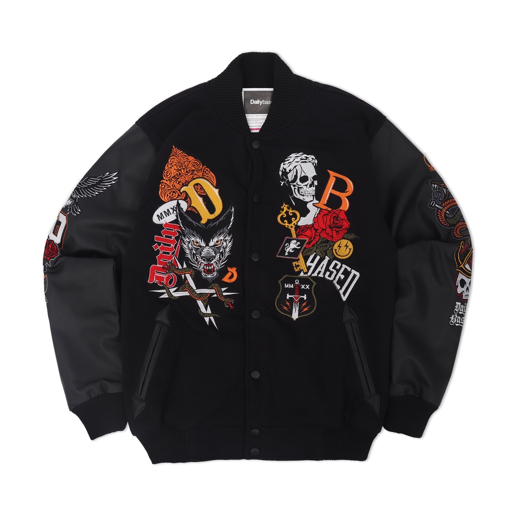 DAILYBASED | Varsity Jacket Skeleton