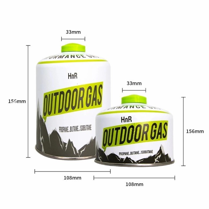 Tabung Gas Kaleng Canister HNR Hikenrun Kompor Ultralight Outdoor Isi