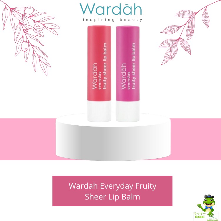 ❣️Rakkistore99❣️Wardah Everyday Fruity Sheer Lip Balm 4g (100% Original)