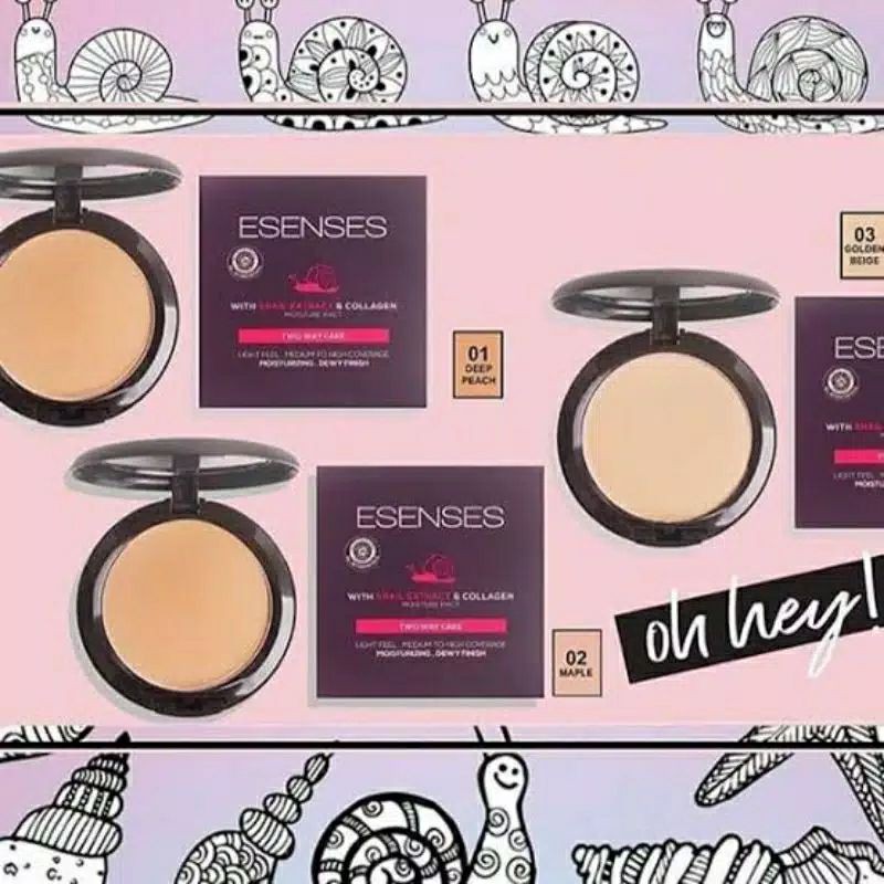 ESENSES Two Way Cake Snail Collagen 12gr