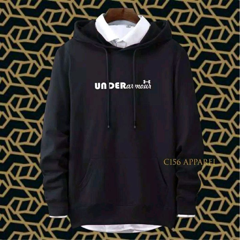 SWEATER HOODIE DISTRO Pria Wanita Jumper Premium Bahan Fleece Tebal UA