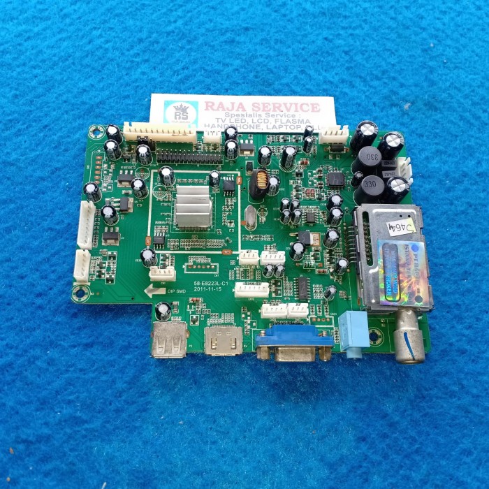 mb tv led polytron PLD 24D303 PLD24D303 mainboard mesin modul board