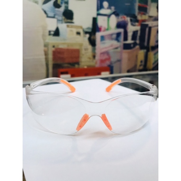 BISA COD | Kacamata Safety Glasess Clear / Bening