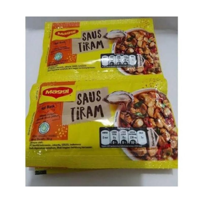 

saus tiram maggi sachet 30 gram 1 karton