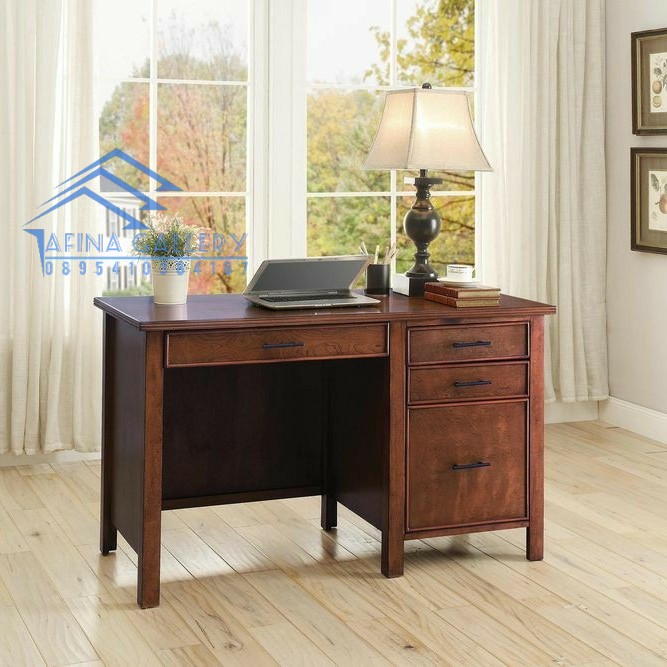 Meja kantor jati - meja kerja jati