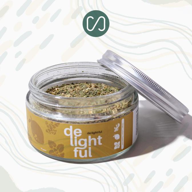 

[[BISA COD]] DELIGHTFUL - Teh Alami Jahe & Lemon untuk Flu dan Radang (50 gr) CUCI GUDANG Kode 1456
