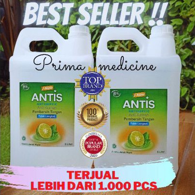 ANTIS Hand Sanitizer 5 Liter / ANTIS 5 LITER / ANTIS REFILL EXP DATE 2027