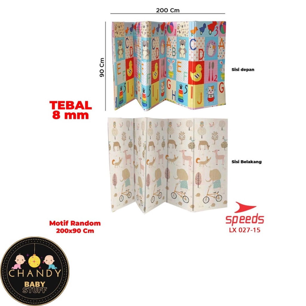 KARPET LIPAT MATRAS ANAK PLAYMAT BAYI SPEEDY