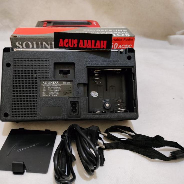 (BOOMING) ✅cod speaker Radio internasional /souness 4250 radio AM FM SW 2/radio internasional/radio 