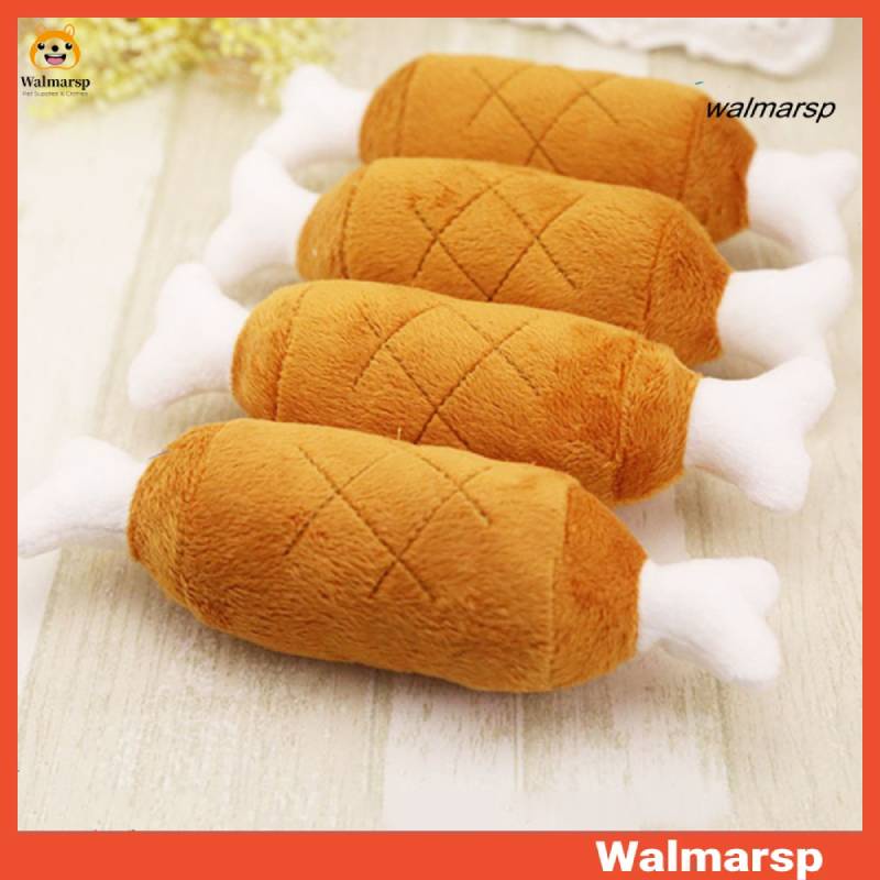 Mainan Bentuk Tulang Drumstick Bahan Plush Lembut Untuk Dekorasi Natal