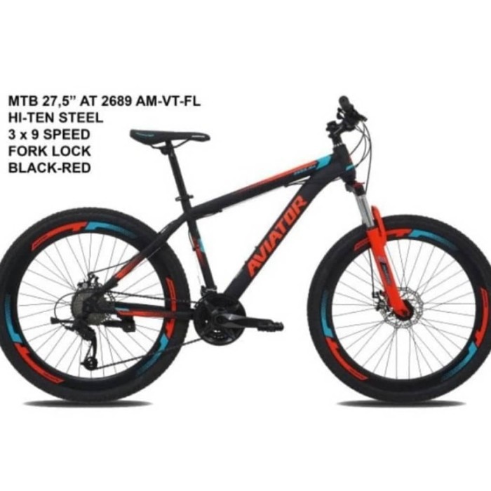 SEPEDA GUNUNG MTB 27,5 27.5 AVIATOR AT 2689 AM BY PACIFIC- GRAB/GOJEK INSTAN