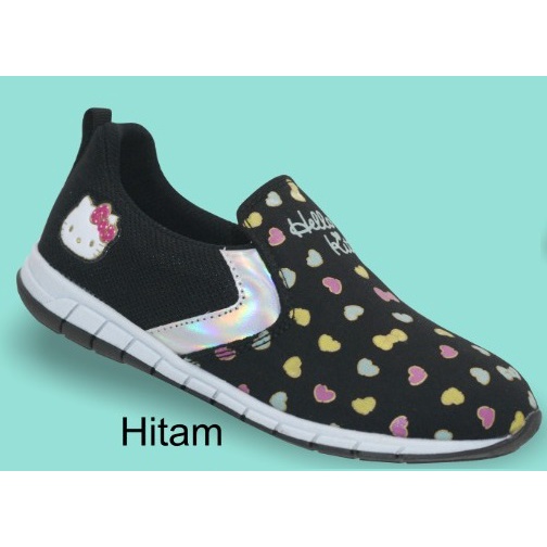 SEPATU ANAK ANDO ORIGINAL HELLO KITTY HK LOVERS SEPATU PEREKAT VELCRO RINGAN KUALITAS IMPORT LIMITED EDITION