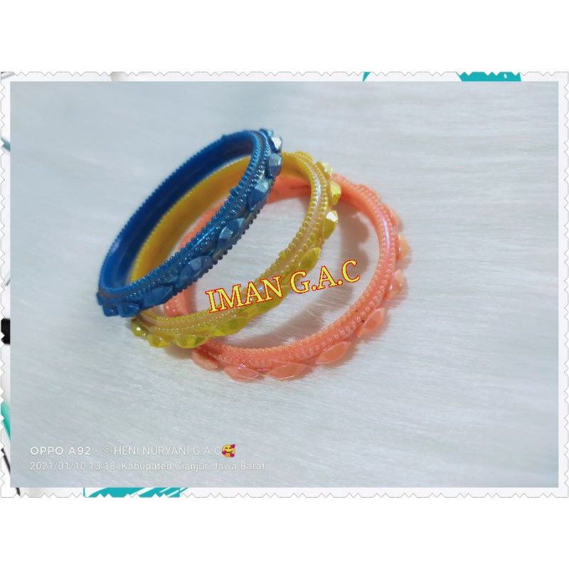 Gelang keroncong anak isi 5pcs/gelang india anak unik