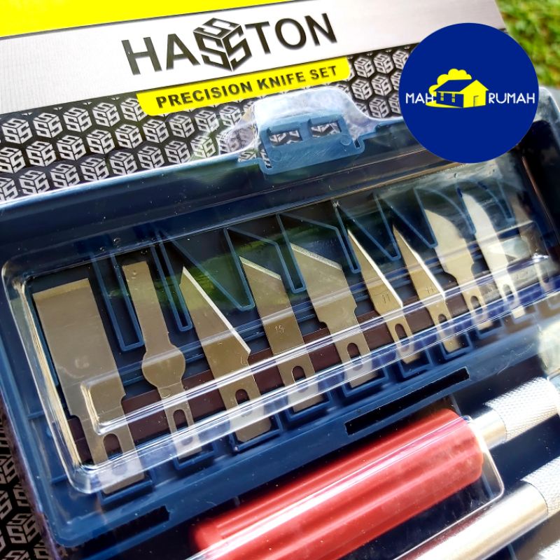 HOBBY KNIFE Pisau Cutter Ukir Pahat Art Craft 13pcs Set - HASSTON PROHEX