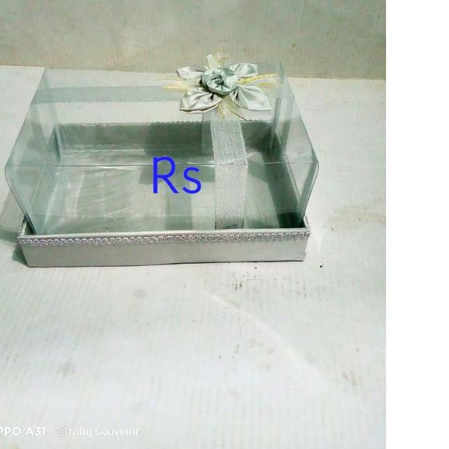

♫ Kotak hantaran/Seserahan Pernikahan full mika pita satu set isi 4 kotak ❄