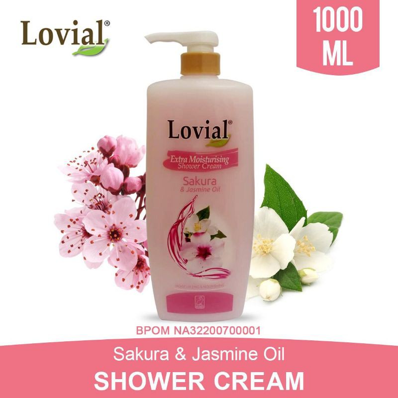 LOVIAL Shower Cream Sakurq&amp;Jasmine Oil 1000ML