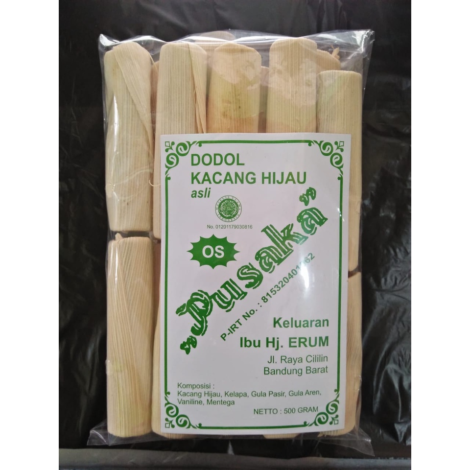 

Dodol Pusaka H Erum Kacang Hijau Dodol Garut