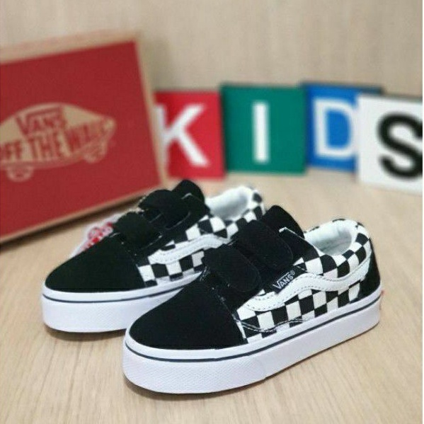 BERKUALITAS&gt; SEPATU ANAK SNEAKERS VANS OLD SKOOL | SEPATU ANAK LAKI LAKI | SEPATU ANAK PEREMPUAN | SEPATU SEKOLAH ANAK | FASHION KIDS PREMI