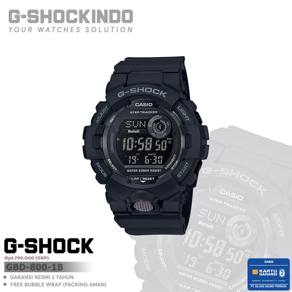 Casio G-Shock GBD-800-1B / GBD-800-1BDR Original