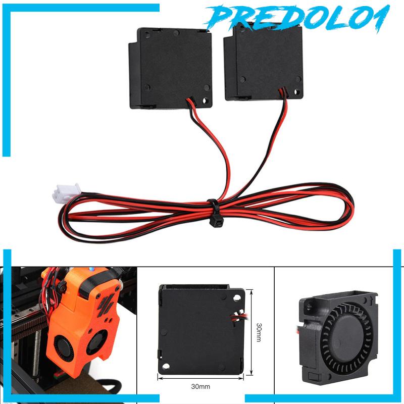 [PREDOLO1] 2 Pieces 3010 Blower Fan Cooling Fan Mini Small for  V0.1 Replacement