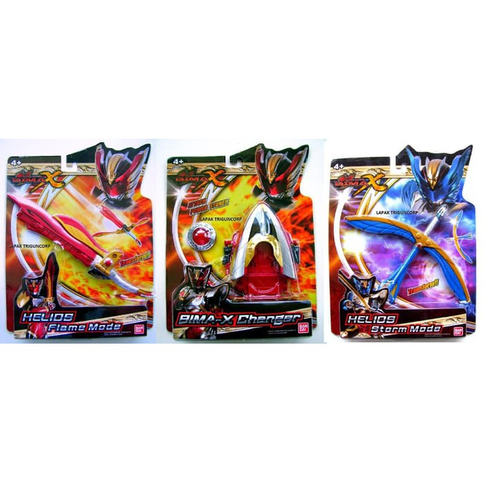 SATRIA GARUDA BIMA X CHANGER AND WEAPON