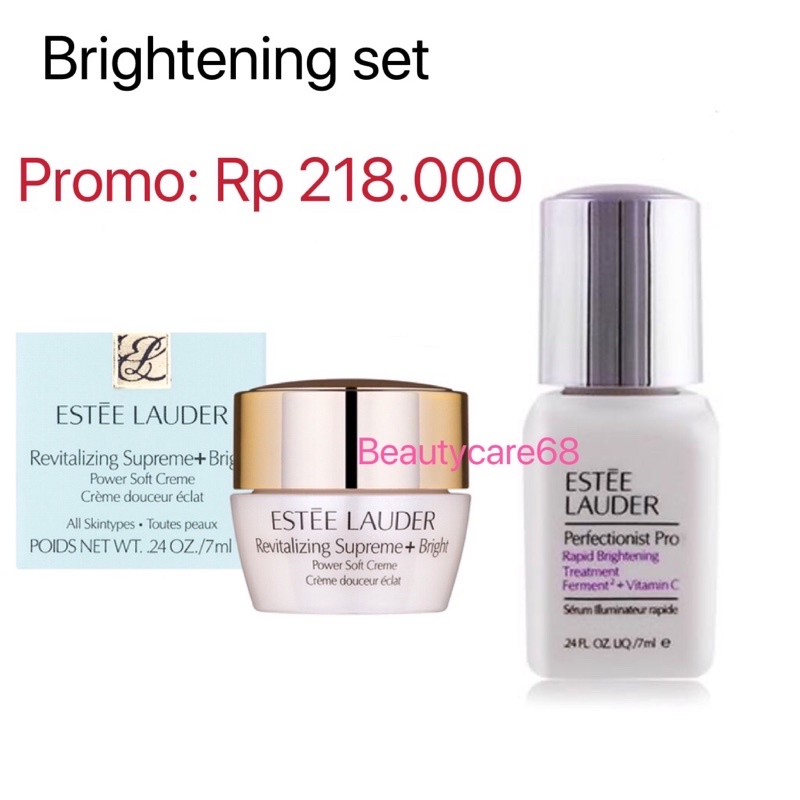 Estee  Lauder Perfectionist Pro Rapid Brightening Serum + cream set