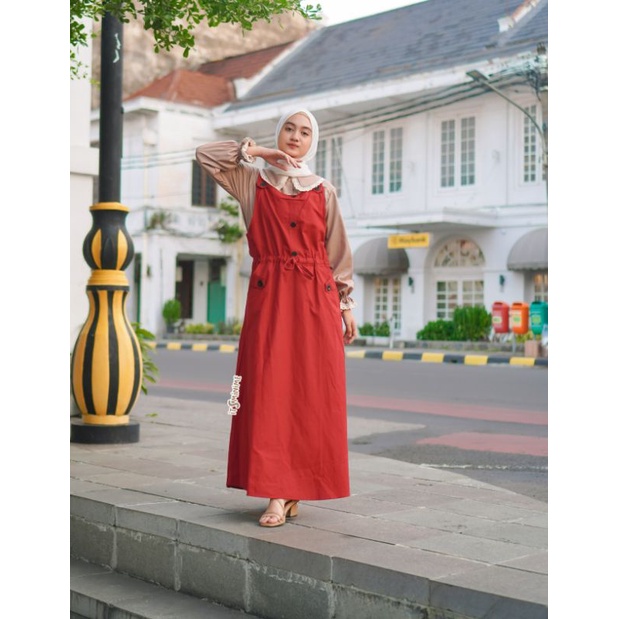 Overall Wanita Gwiyomi Model Rok Lebar