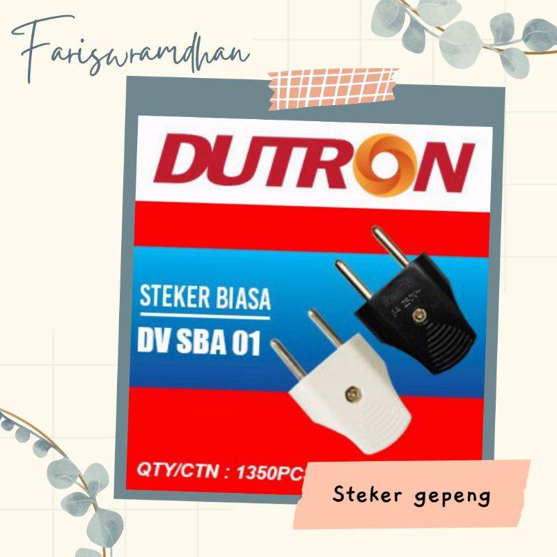 0273-Steker Dutron Dexta Gepeng Harga Hemat Ecer &amp; grosir DV SBA 01