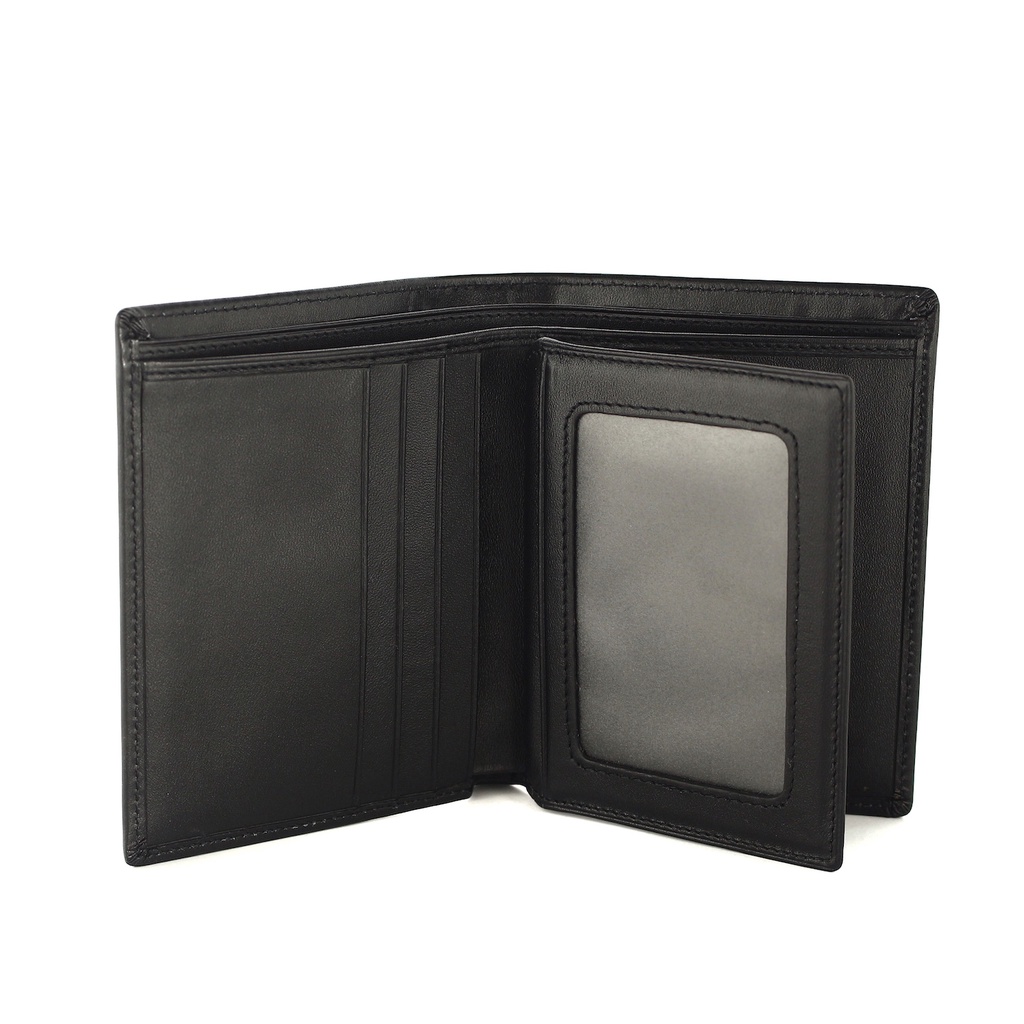 TOKOKOE - Dompet Pria model Berdiri bahan Kulit Premium Dompet Lipat - BB 01-05 Black