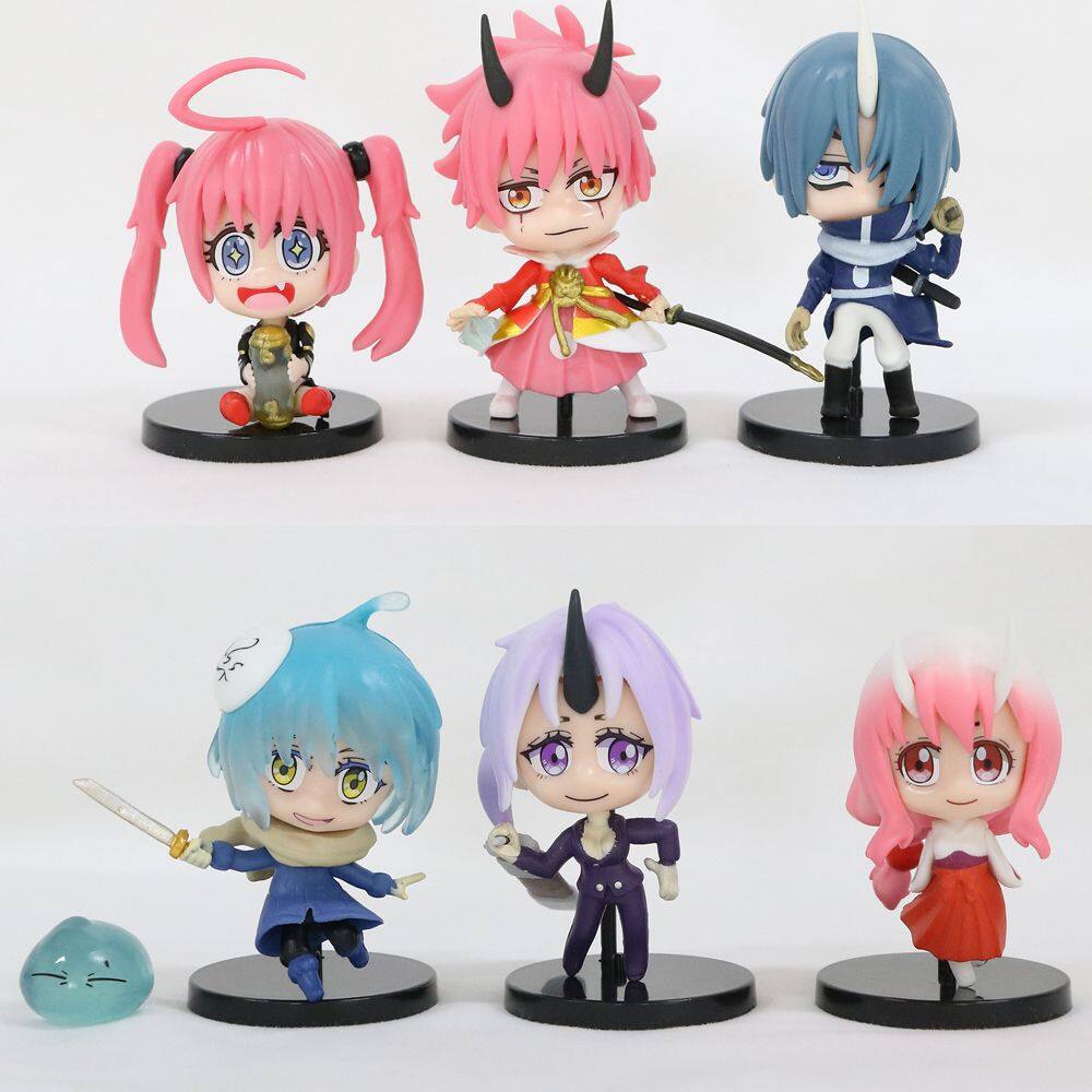 Fiugre Tensei Shitara Slime Datta Ken Rimuru Tempest set 6 pcs That Time I Got Reincarnated as a Slime